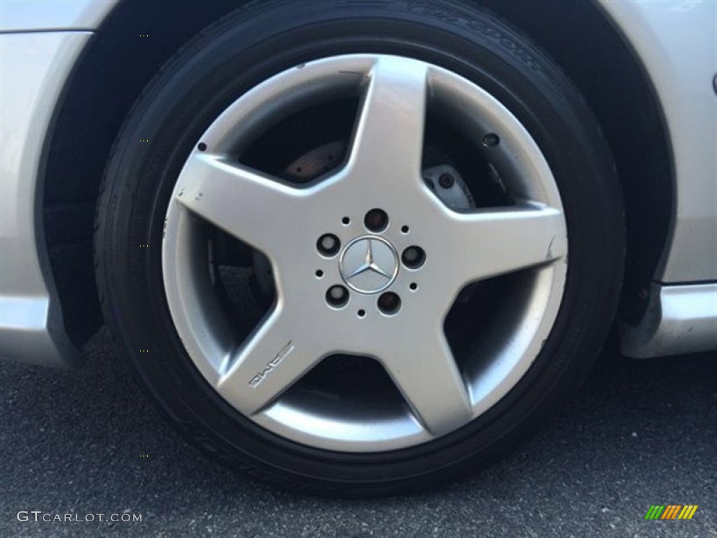 2004 CL 500 - Brilliant Silver Metallic / Ash photo #23