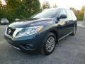 2014 Arctic Blue Metallic Nissan Pathfinder S AWD  photo #3