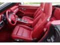 2012 Porsche 911 Carrera Red Natural Leather Interior Front Seat Photo