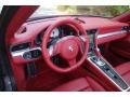 Carrera Red Natural Leather Dashboard Photo for 2012 Porsche 911 #97052054