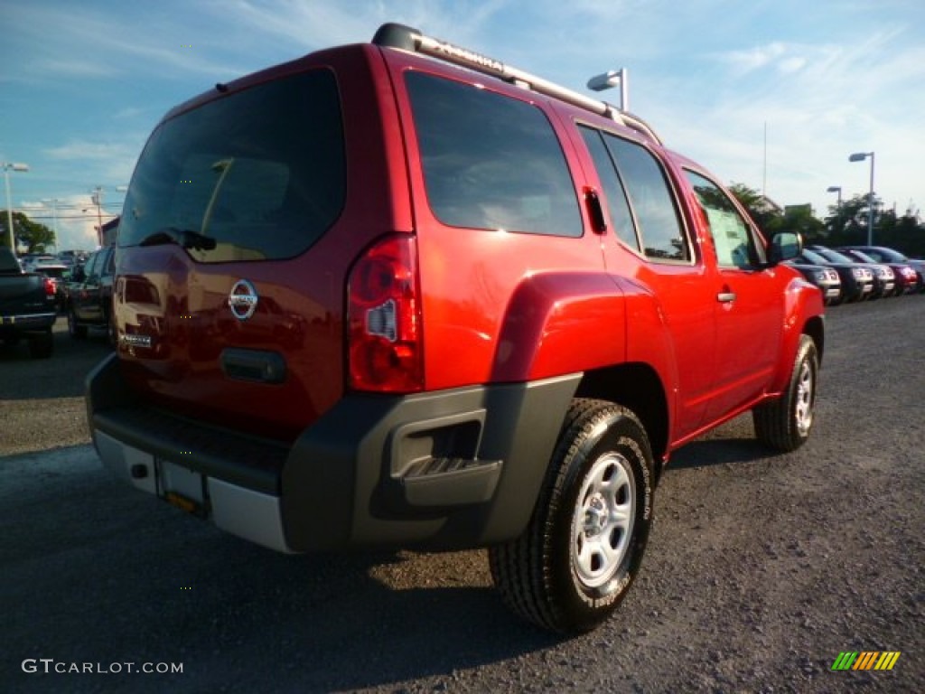 2015 Xterra X 4x4 - Cayenne Red / Gray photo #6