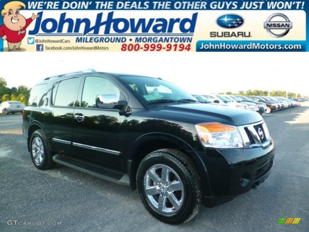 Galaxy Black Nissan Armada