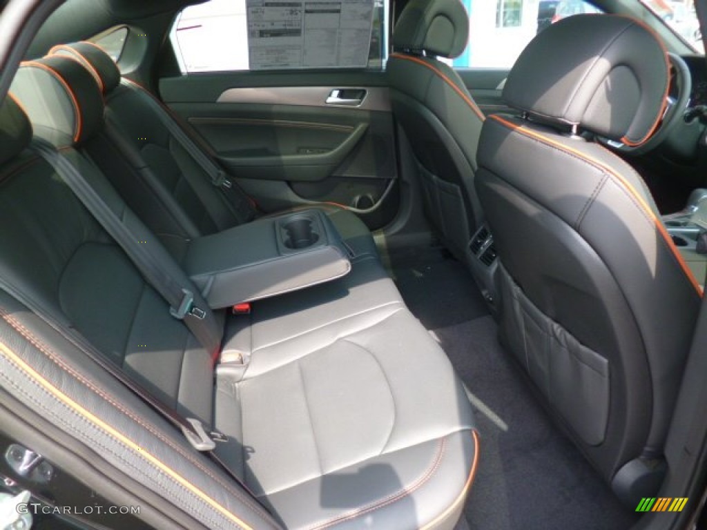 Black Orange Interior 2015 Hyundai Sonata Sport 2 0t Photo