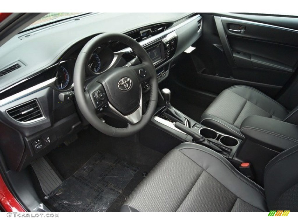 S Black Interior 2015 Toyota Corolla S Plus Photo #97053923
