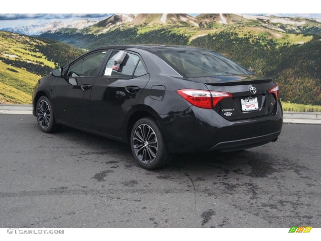 2015 Corolla S Plus - Black Sand Pearl / S Black photo #3