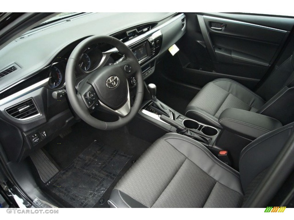 S Black Interior 2015 Toyota Corolla S Plus Photo #97054166