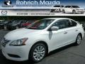 Aspen White - Sentra SV Photo No. 1