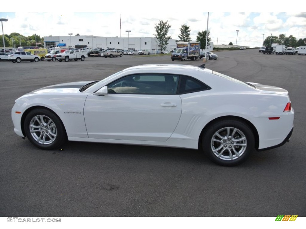 2015 Camaro LS Coupe - Summit White / Black photo #3