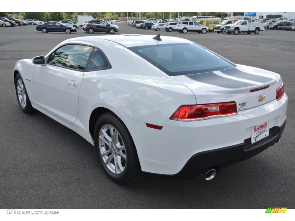 2015 Camaro LS Coupe - Summit White / Black photo #4