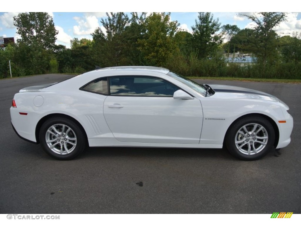 2015 Camaro LS Coupe - Summit White / Black photo #6