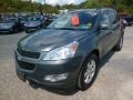 2011 Steel Green Metallic Chevrolet Traverse LT AWD  photo #3