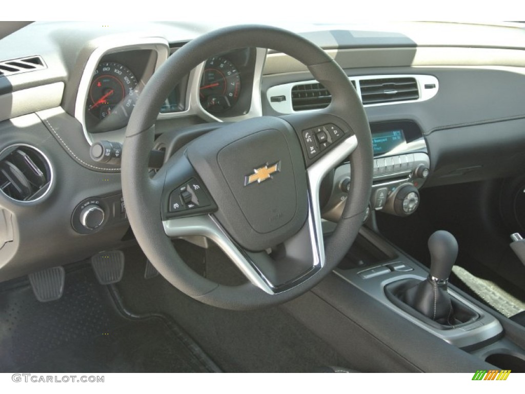 2015 Chevrolet Camaro LS Coupe Black Dashboard Photo #97057160
