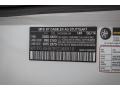 149: Polar White 2015 Mercedes-Benz C 250 Coupe Color Code