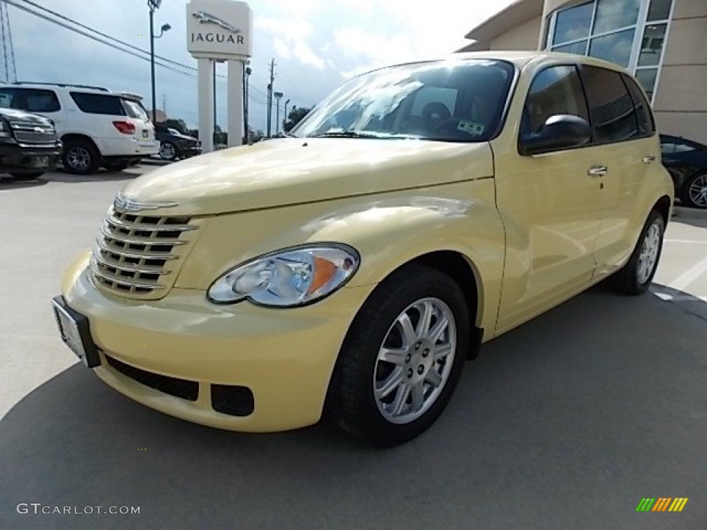 2007 PT Cruiser Touring - Pastel Yellow / Pastel Slate Gray photo #5
