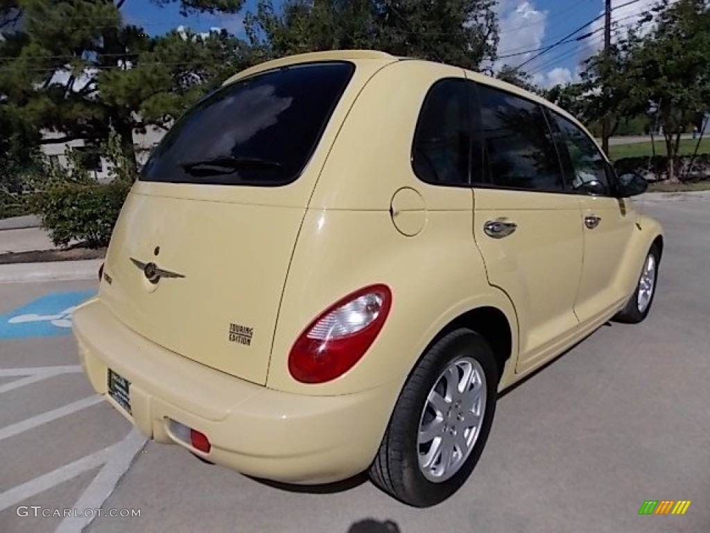 2007 PT Cruiser Touring - Pastel Yellow / Pastel Slate Gray photo #6