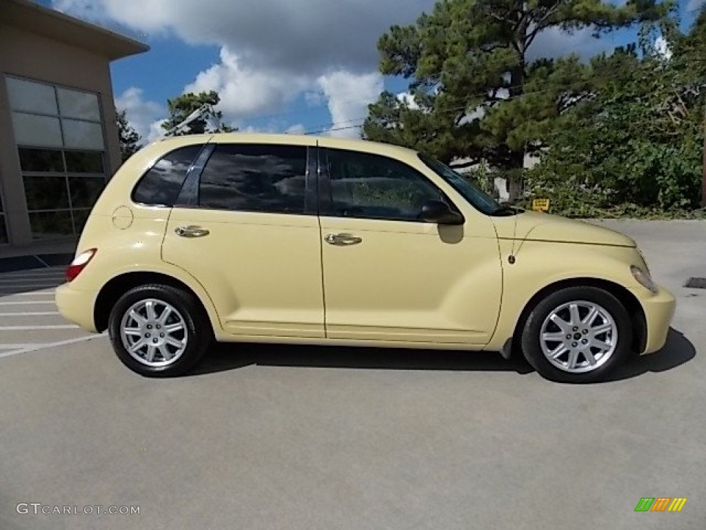 2007 PT Cruiser Touring - Pastel Yellow / Pastel Slate Gray photo #10