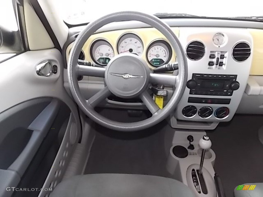2007 PT Cruiser Touring - Pastel Yellow / Pastel Slate Gray photo #12