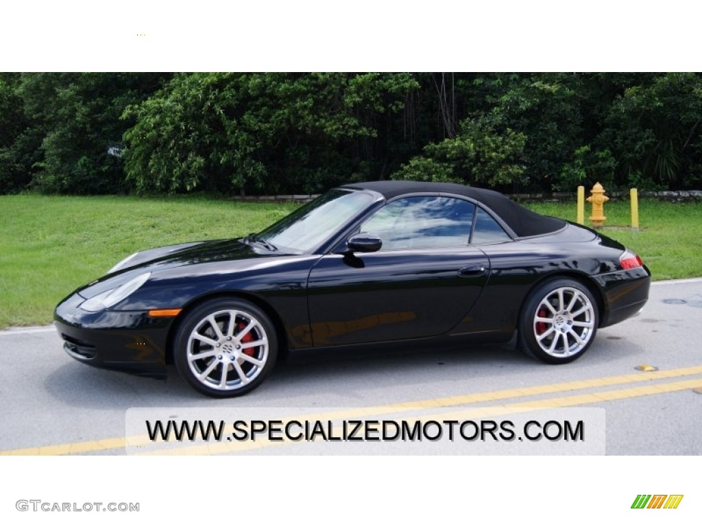 1999 911 Carrera Cabriolet - Black / Black photo #1