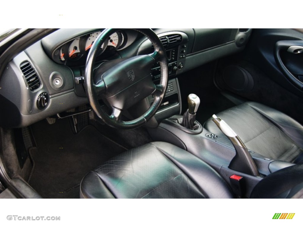 Black Interior 1999 Porsche 911 Carrera Cabriolet Photo #97059657