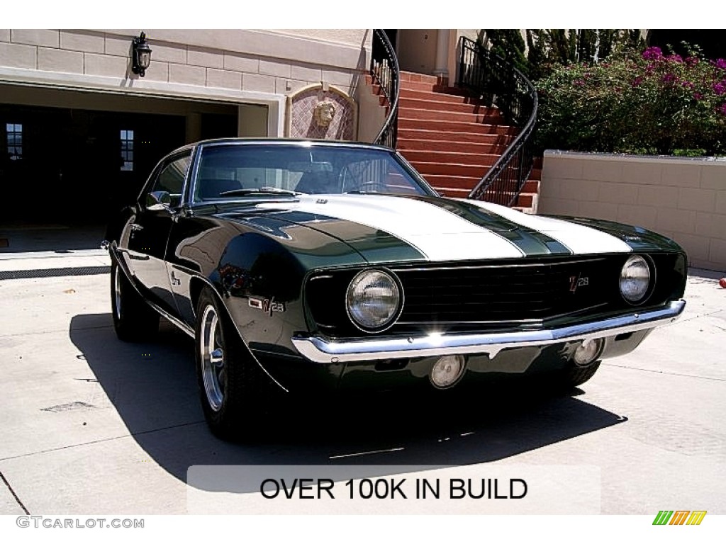 1969 Camaro Z28 Coupe - Fathom Green / Medium Green photo #2