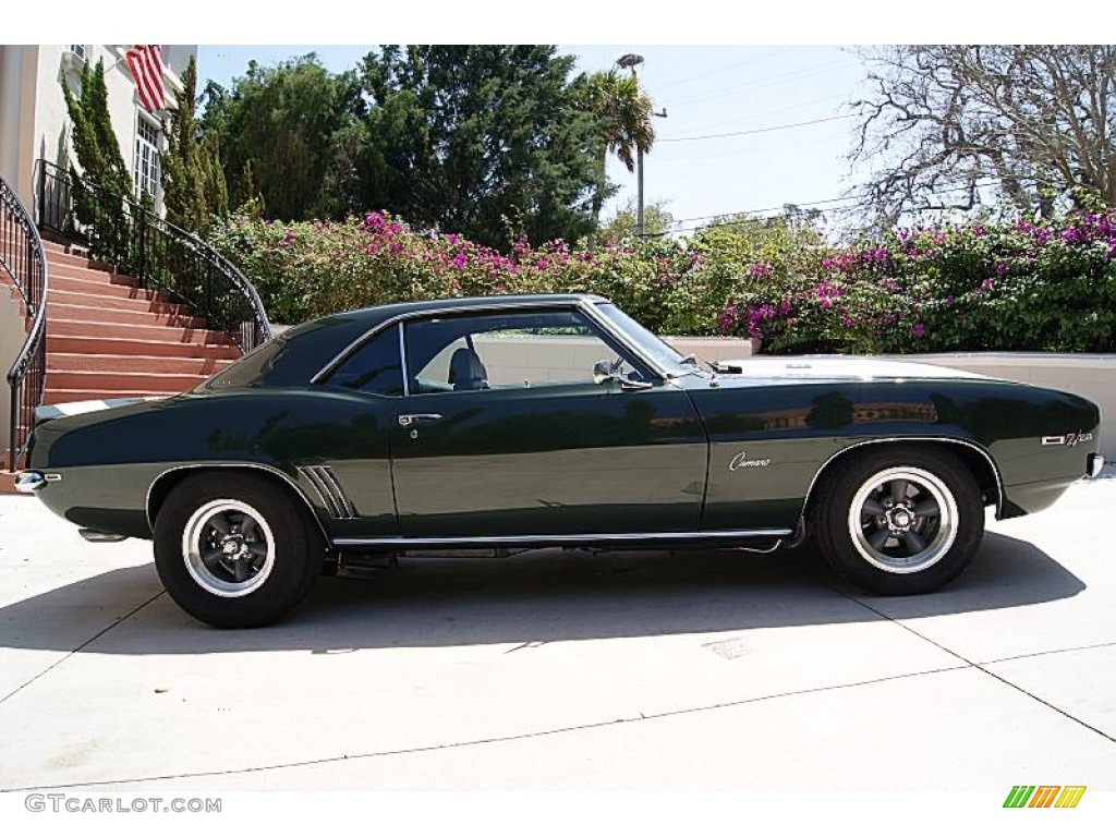 1969 Camaro Z28 Coupe - Fathom Green / Medium Green photo #9