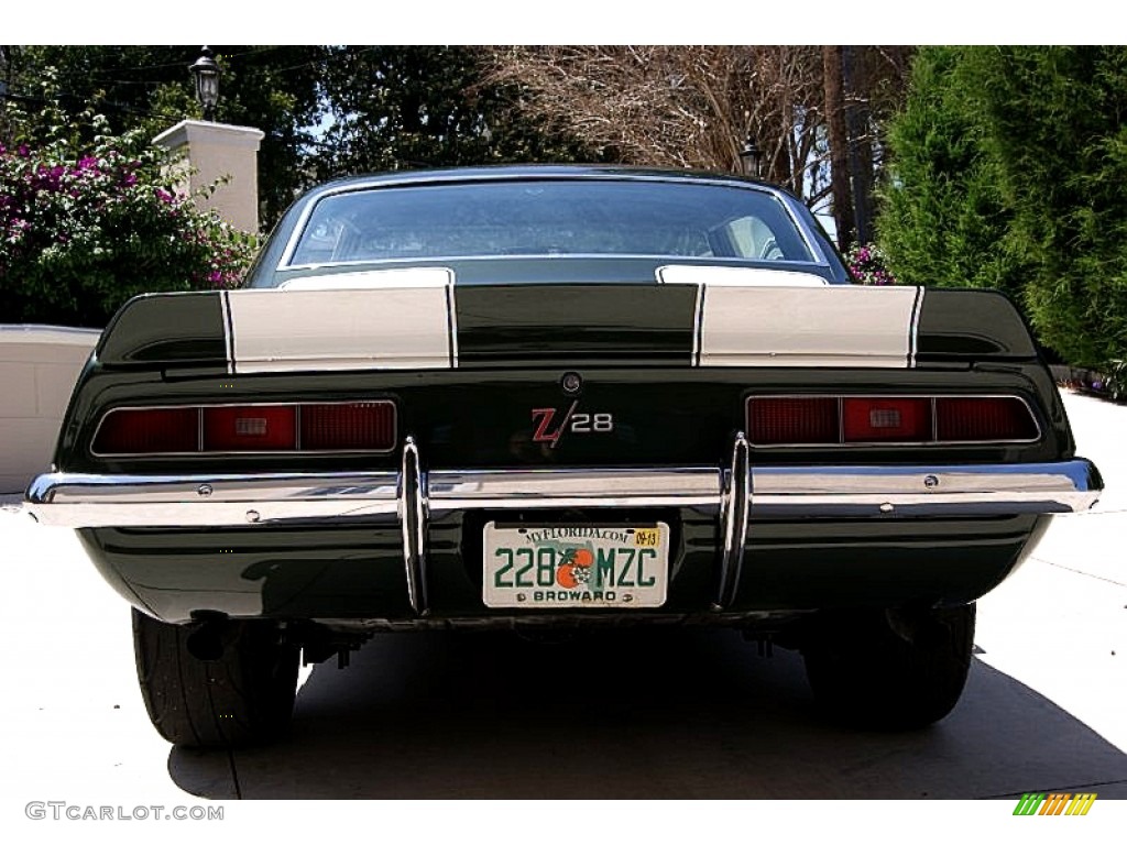 1969 Camaro Z28 Coupe - Fathom Green / Medium Green photo #11