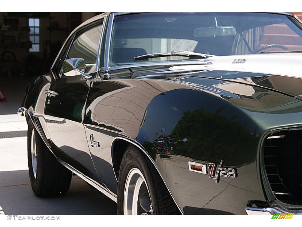 1969 Camaro Z28 Coupe - Fathom Green / Medium Green photo #12