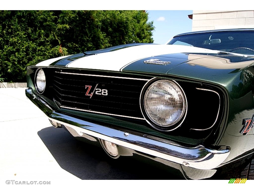 1969 Camaro Z28 Coupe - Fathom Green / Medium Green photo #14