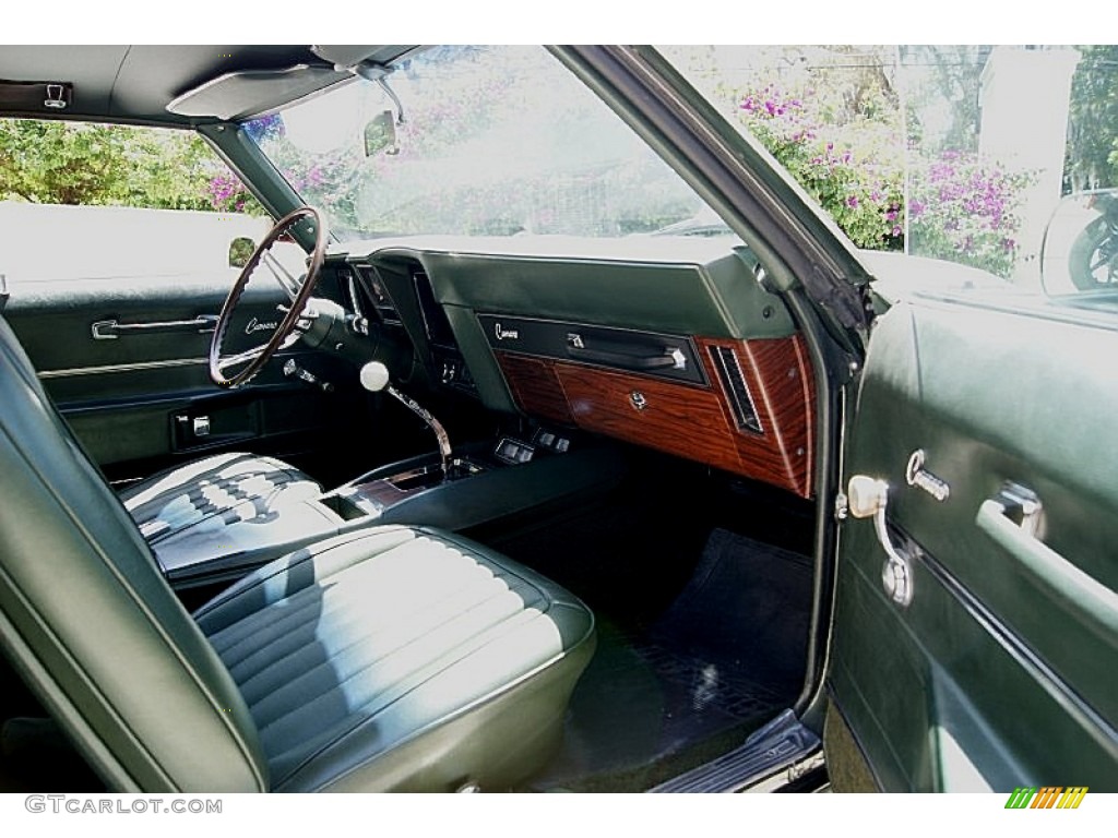 1969 Camaro Z28 Coupe - Fathom Green / Medium Green photo #56