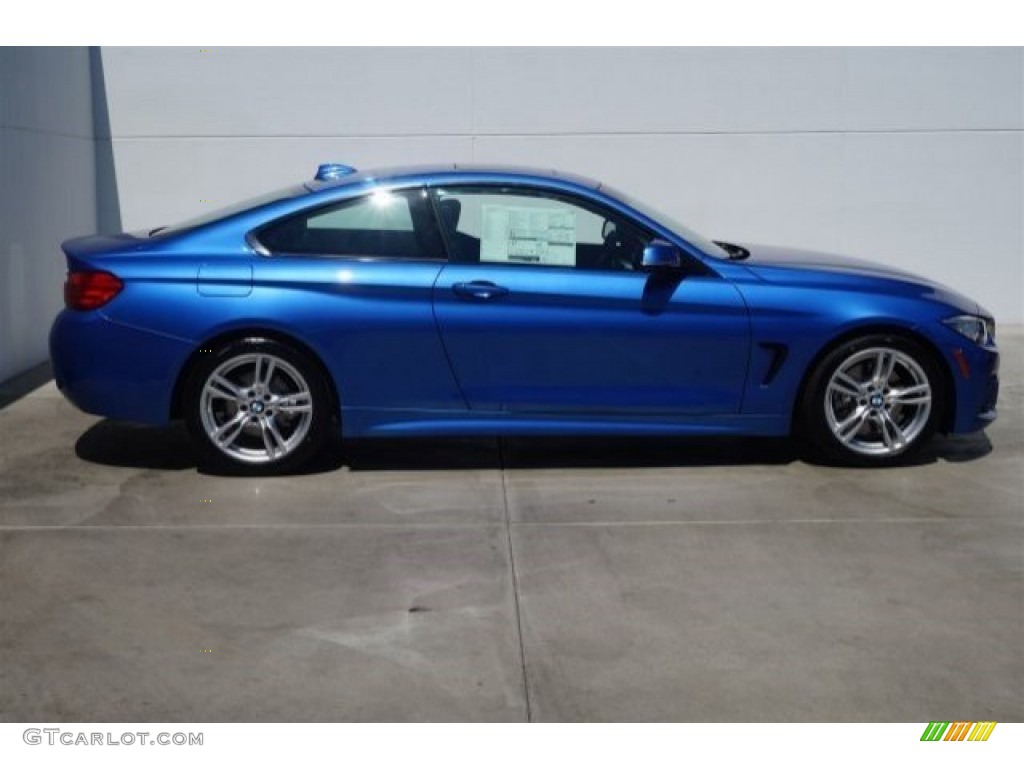 Estoril Blue Metallic 2015 BMW 4 Series 428i Coupe Exterior Photo #97061492