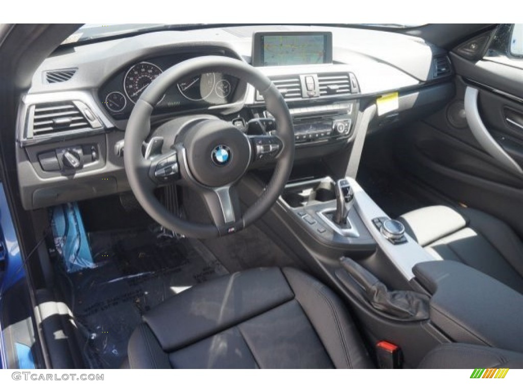 Black Interior 2015 BMW 4 Series 428i Coupe Photo #97061543