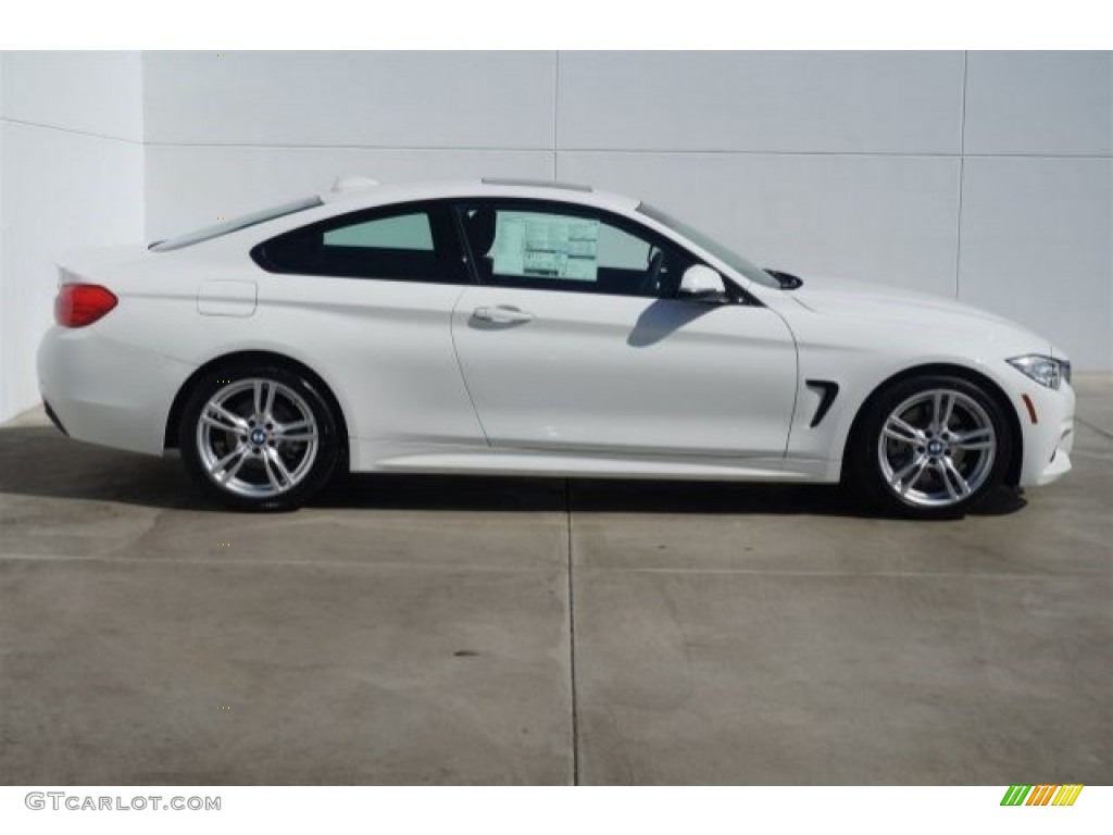Alpine White 2015 BMW 4 Series 428i Coupe Exterior Photo #97061705