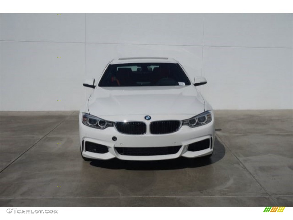 Alpine White 2015 BMW 4 Series 428i Coupe Exterior Photo #97061714