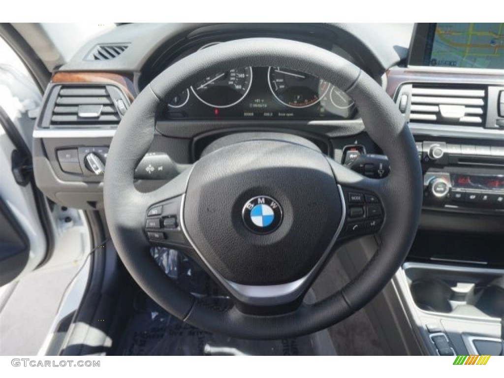 2015 3 Series 328i Sedan - Alpine White / Black photo #9