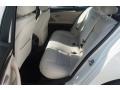 2015 BMW 5 Series Ivory White/Black Interior Rear Seat Photo