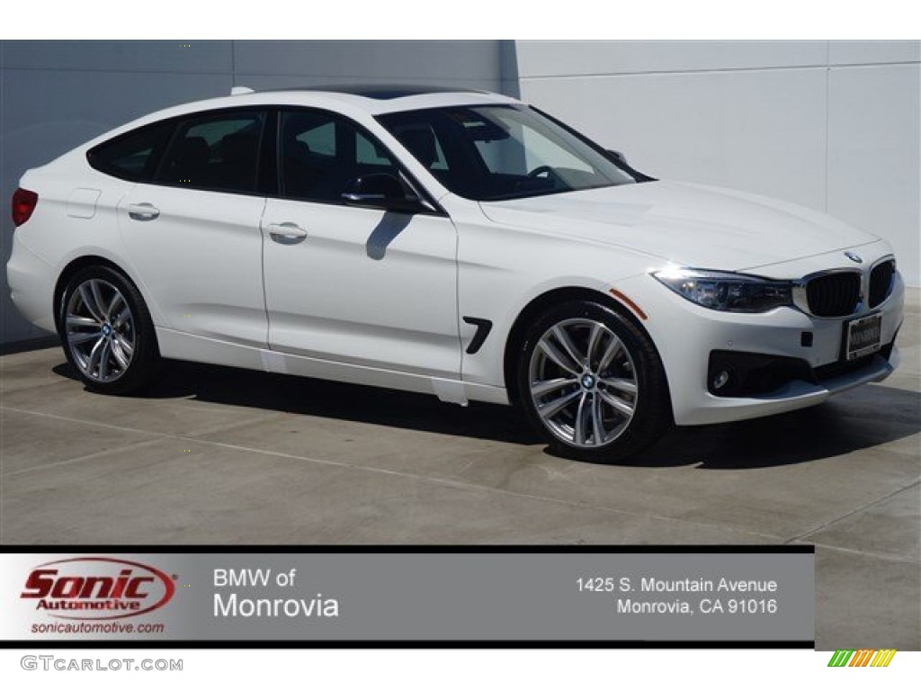 2015 3 Series 335i xDrive Gran Turismo - Alpine White / Black photo #1