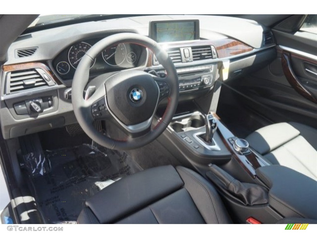 Black Interior 2015 BMW 3 Series 335i xDrive Gran Turismo Photo #97062614