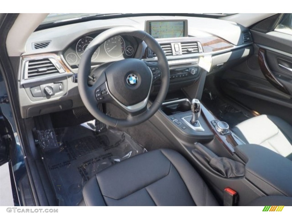 Black Interior 2015 BMW 3 Series 328i xDrive Gran Turismo Photo #97062692
