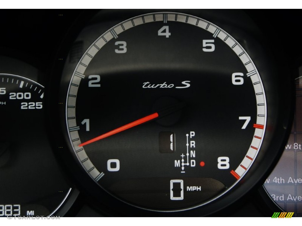 2014 Porsche 911 Turbo S Coupe Gauges Photo #97063298