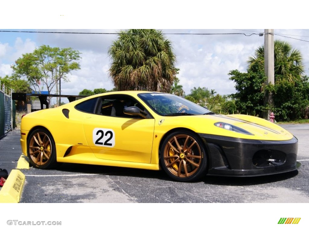 Yellow Modena 2008 Ferrari F430 Scuderia Coupe Exterior Photo #97064321