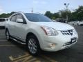 2011 Pearl White Nissan Rogue SV AWD  photo #3