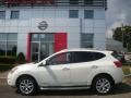 2011 Pearl White Nissan Rogue SV AWD  photo #8