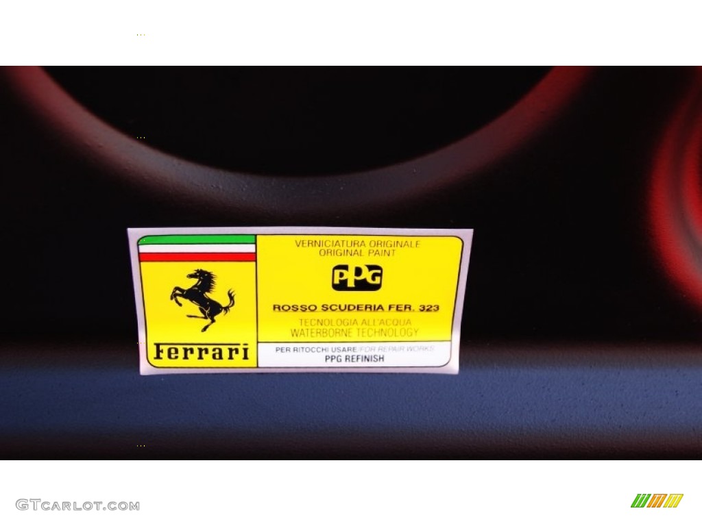 2004 360 Color Code 323 for Rosso Scuderia (Red) Photo #97065401