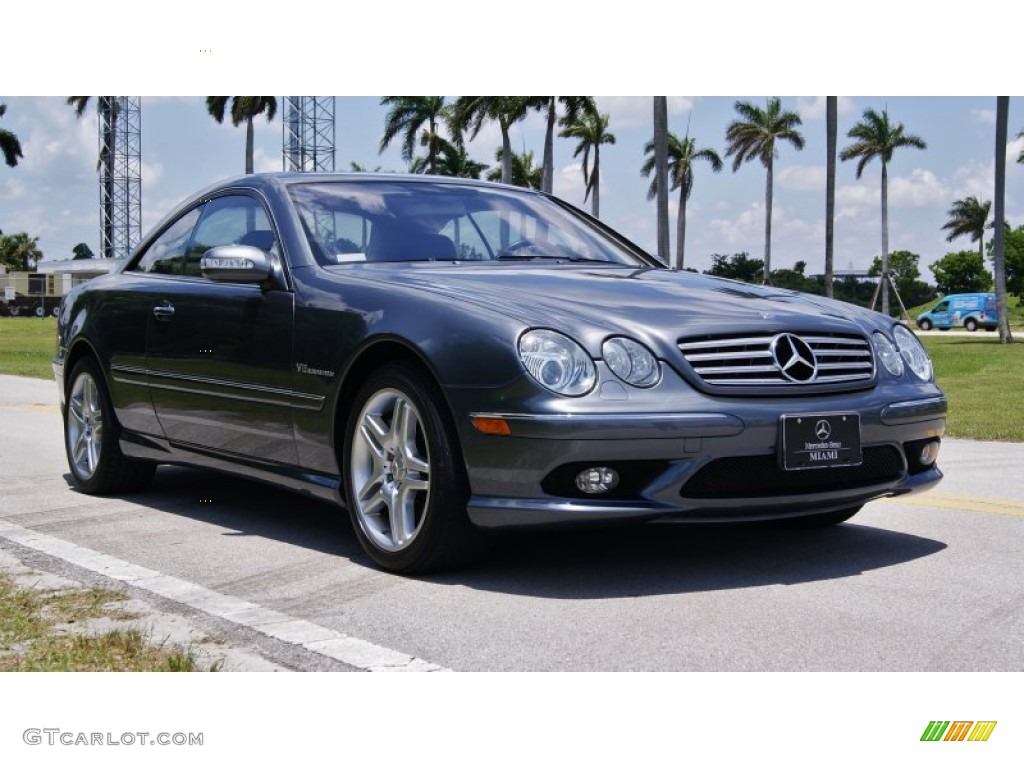 2005 CL 55 AMG - Flint Grey Metallic / Charcoal photo #3