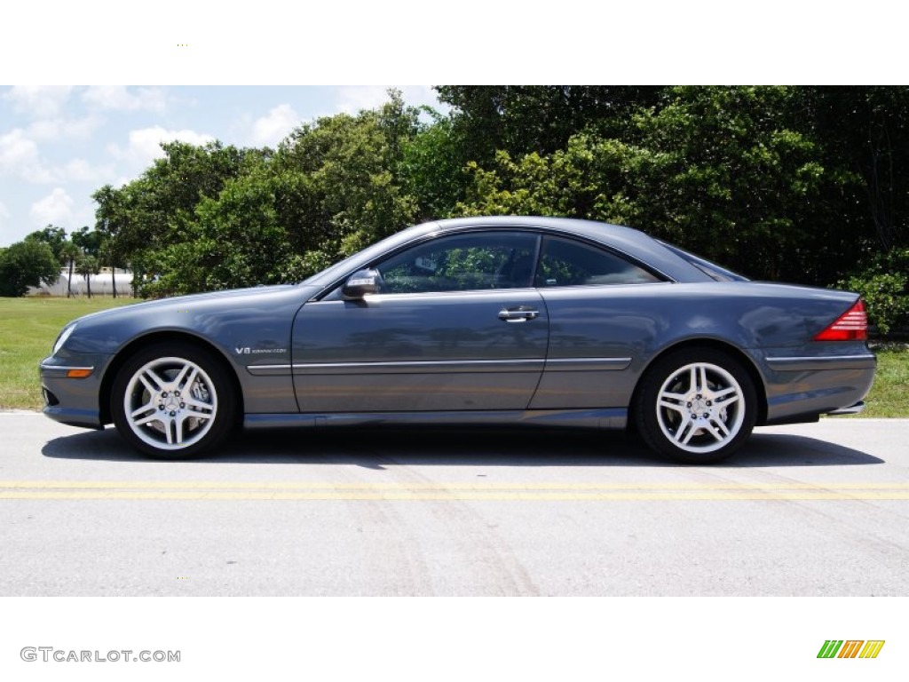 Flint Grey Metallic 2005 Mercedes-Benz CL 55 AMG Exterior Photo #97065983