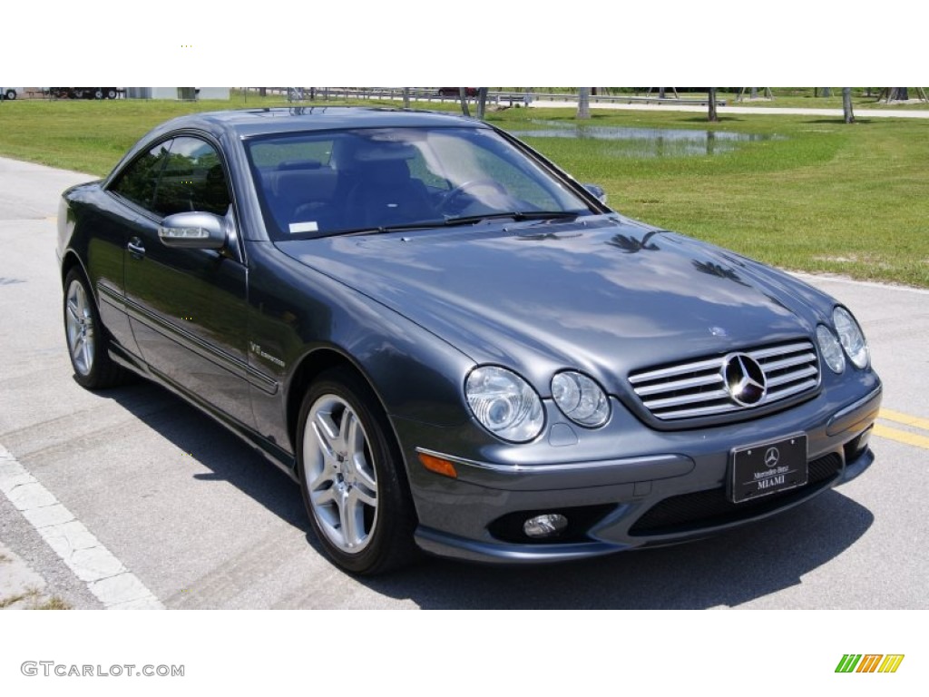 2005 CL 55 AMG - Flint Grey Metallic / Charcoal photo #14