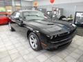 2015 Pitch Black Dodge Challenger SXT  photo #3