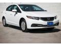 Taffeta White 2014 Honda Civic HF Sedan