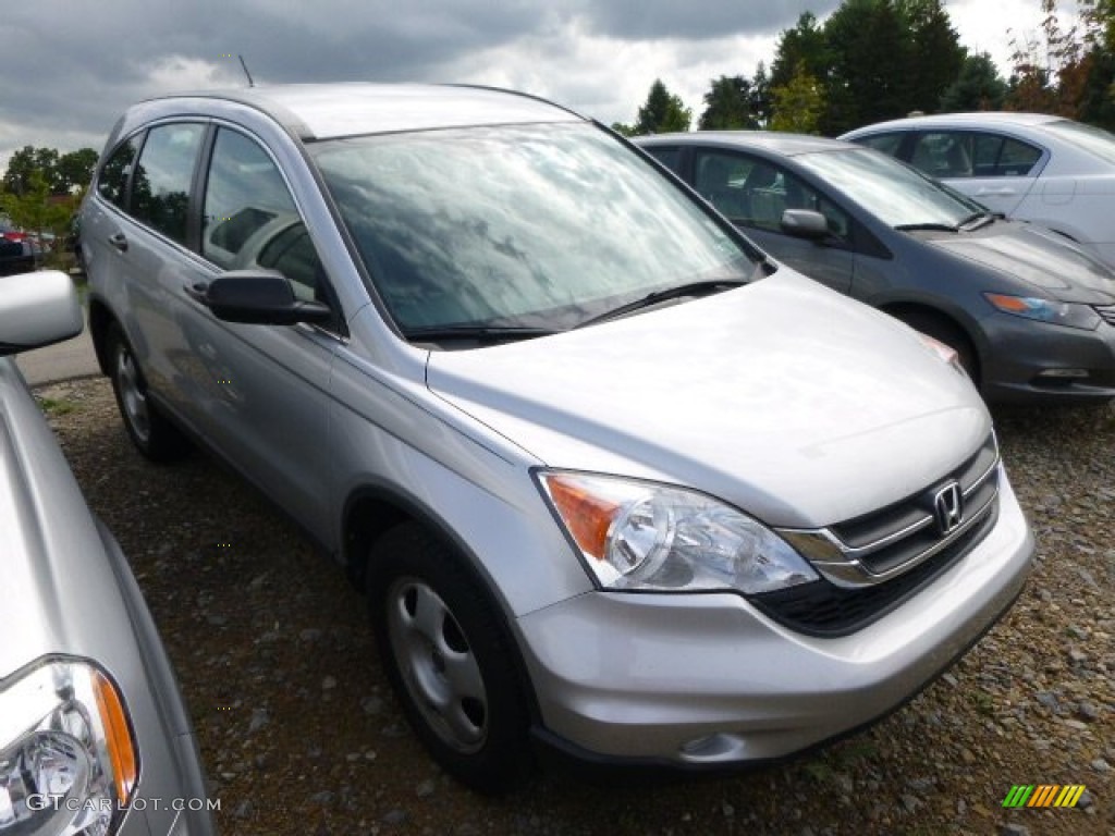 2011 CR-V LX 4WD - Alabaster Silver Metallic / Gray photo #1