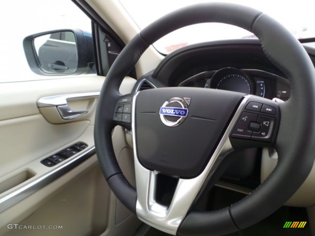 2015 XC60 T6 AWD - Savile Grey Metallic / Soft Beige photo #27
